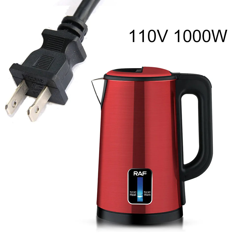 110V or 220V Electric kettle Stainless Steel 2.5L automatic power-off