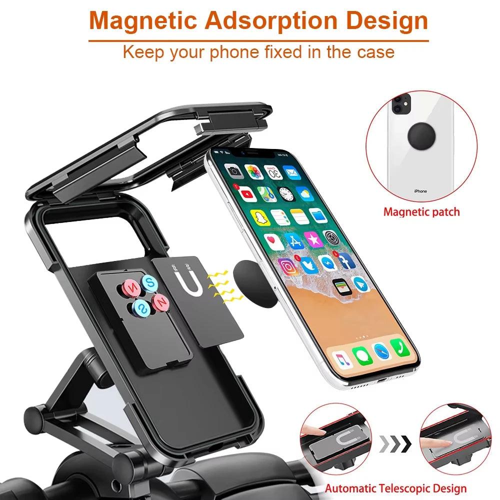 Waterproof Motorcycle Mobile Phone Holder