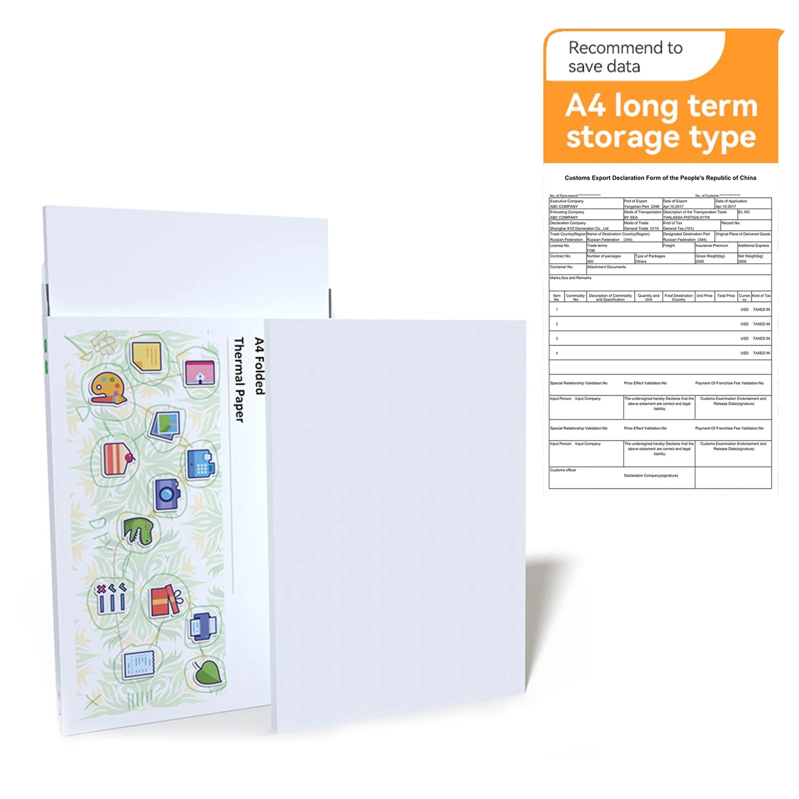 A4 Thermal Paper Thermal Printing Paper 210*30mm for A4 Wireless Bluetooth A40/X8 Printer Paper Roll