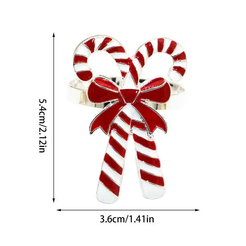 Candy Cane Napkin Rings