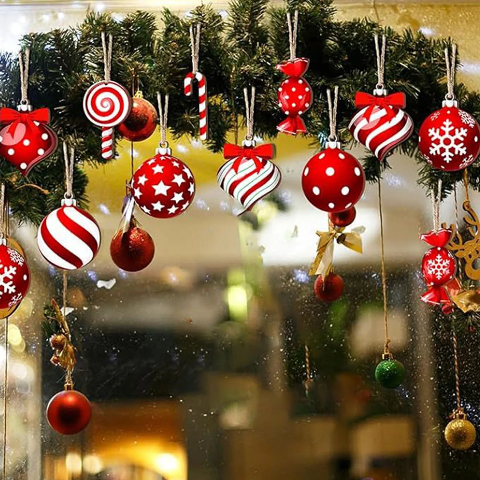 Christmas Tree Decoration Vibrant Color