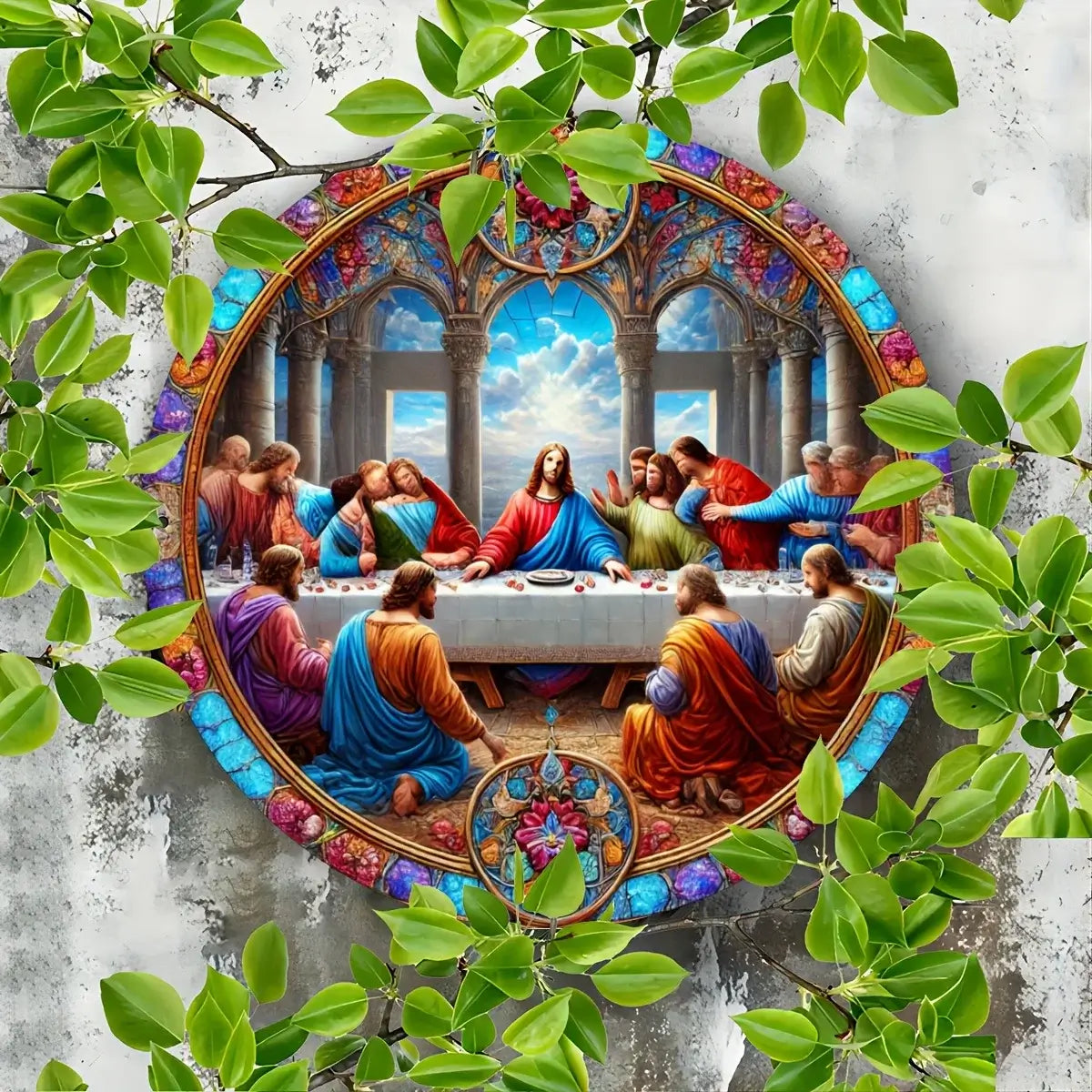 Last Supper Aluminum Wall Art
