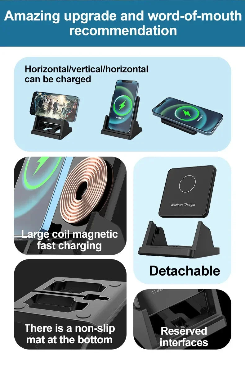 Wireless Fast Charging Dock Station