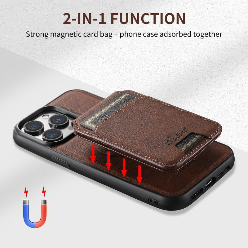 Magnetic Phone Case with Card Holder