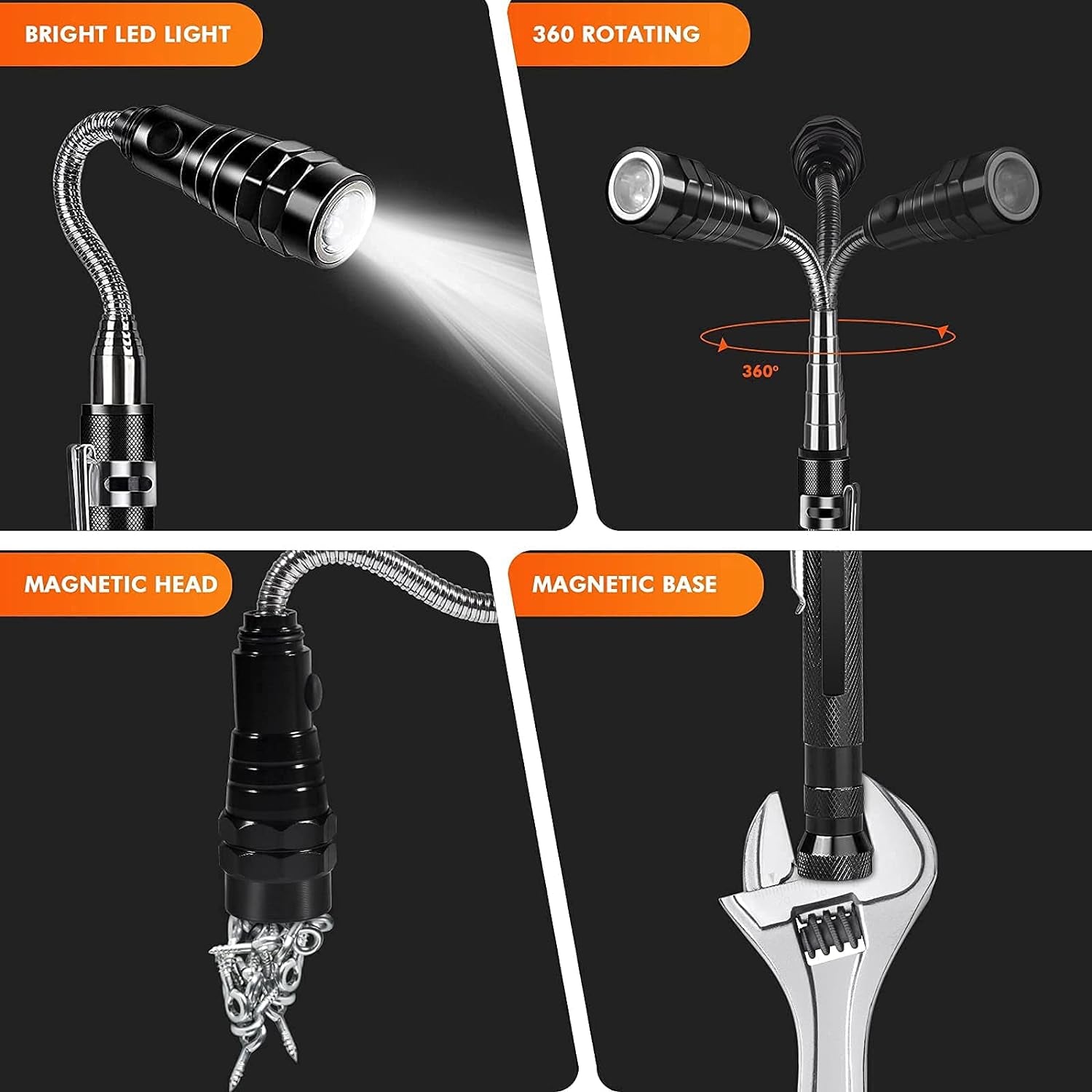 LED Telescoping Magnetic Pickup Tool