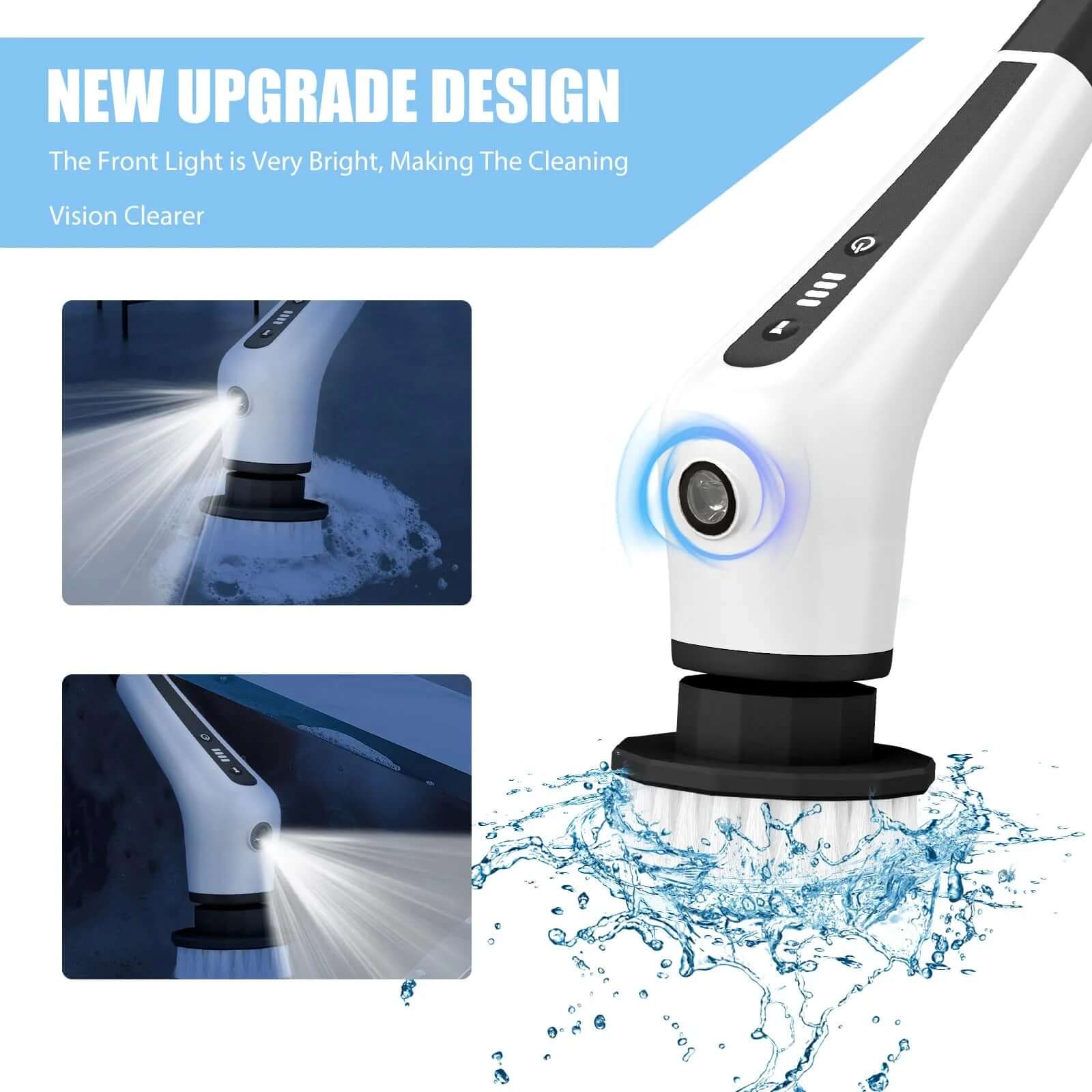 Transform Your Cleaning Game with the Flnelien Cordless Electric Spin Scrubber! 💪✨ 7 Brush Heads & 48" Extension Handle for Effortless Bathroom Cleaning! 🛁🧼 #CleanSmart #HomeHacks