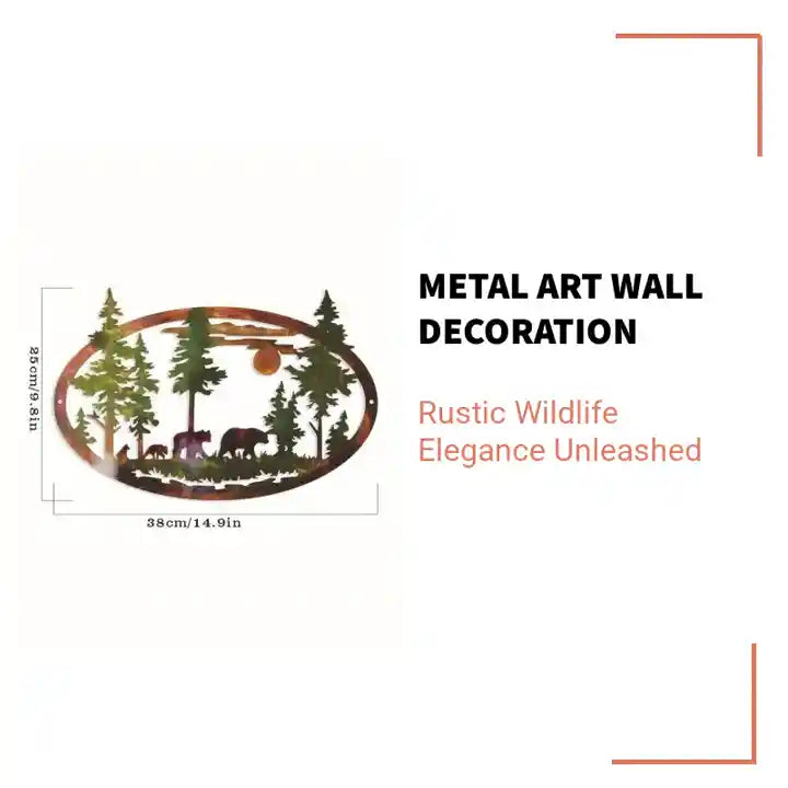 Metal Art Wall Decoration by@Outfy
