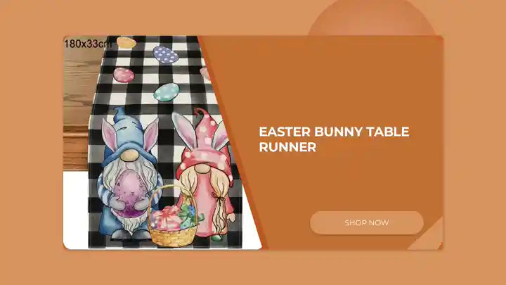 Easter Bunny Table Runner by@Outfy