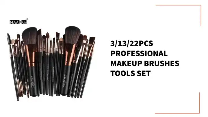 3/13/22pcs Professional Makeup Brushes Tools Set by@Outfy