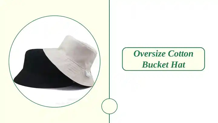 Oversize Cotton Bucket Hat by@Outfy