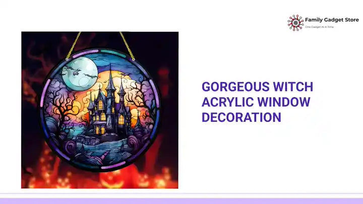 Gorgeous Witch Acrylic Window Decoration by@Outfy