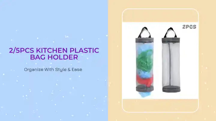 2/5Pcs Kitchen Plastic Bag Holder by@Outfy