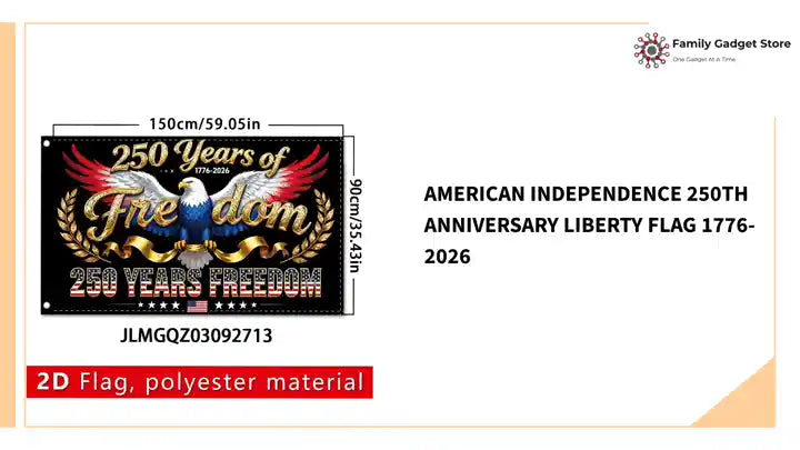 American Independence 250Th Anniversary Liberty Flag 1776-2026 by@Outfy