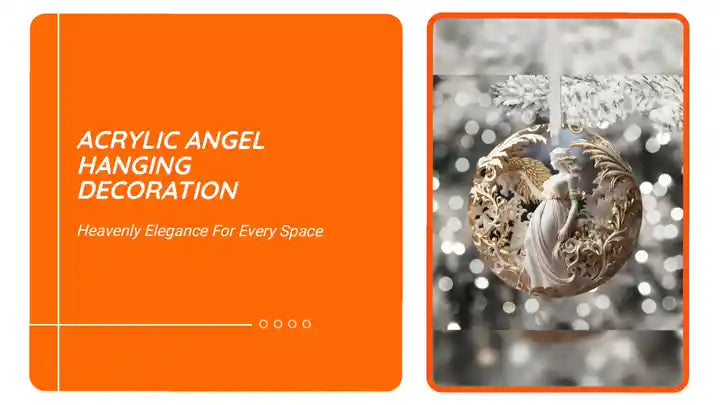 Acrylic Angel Hanging Decoration by@Outfy