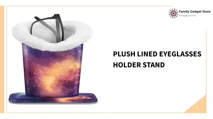 Plush Lined Eyeglasses Holder Stand by@Outfy