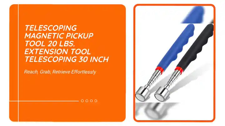 Telescoping Magnetic Pickup Tool 20 Lbs. Extension Tool Telescoping 30 Inch by@Outfy