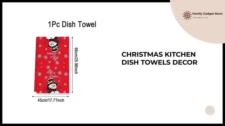 Christmas Kitchen Dish Towels Decor by@Outfy