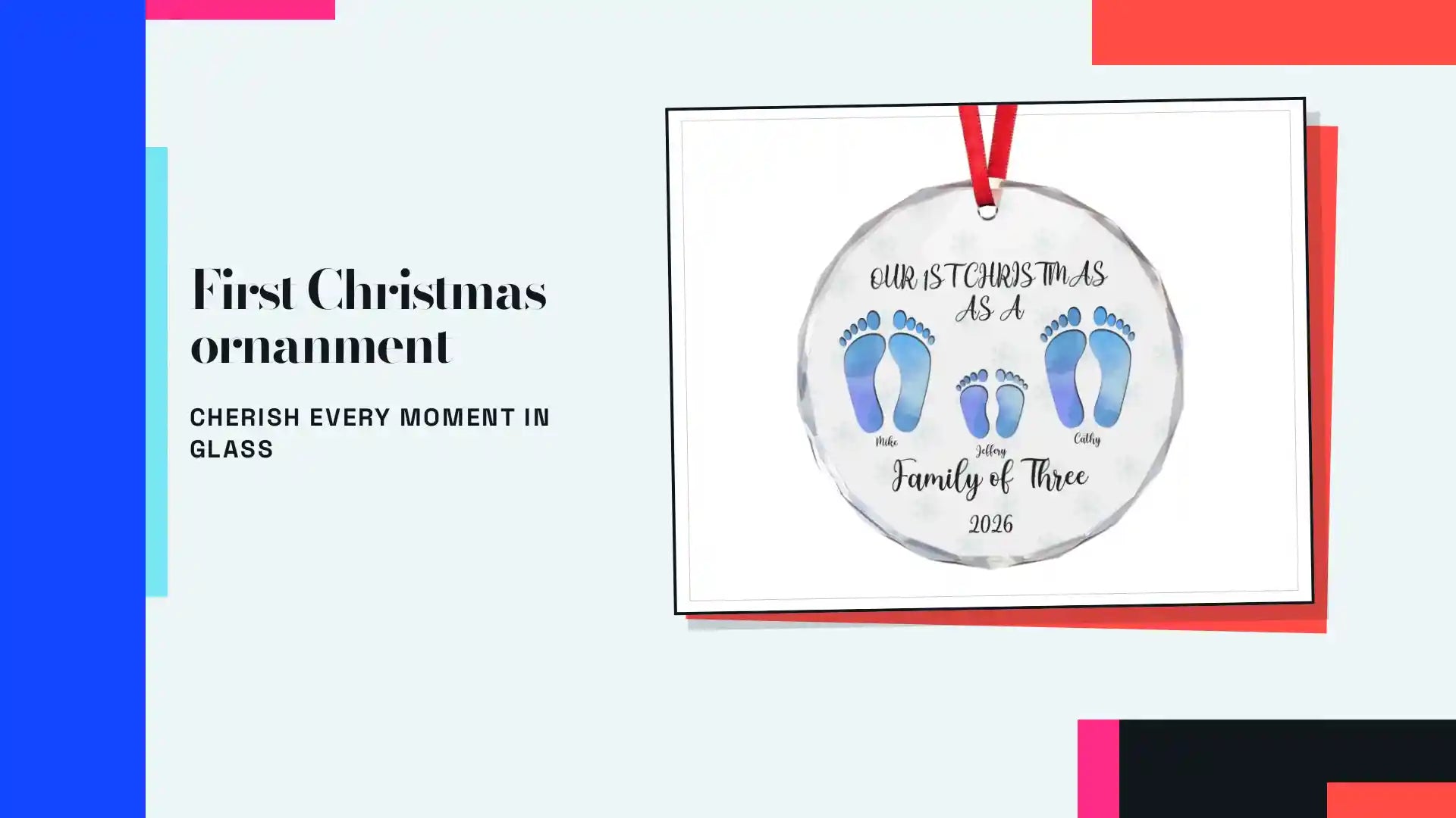 First Christmas ornanment by@Outfy