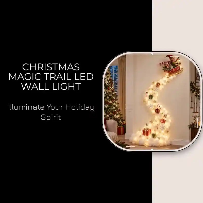 Christmas Magic Trail LED Wall Light by@Outfy
