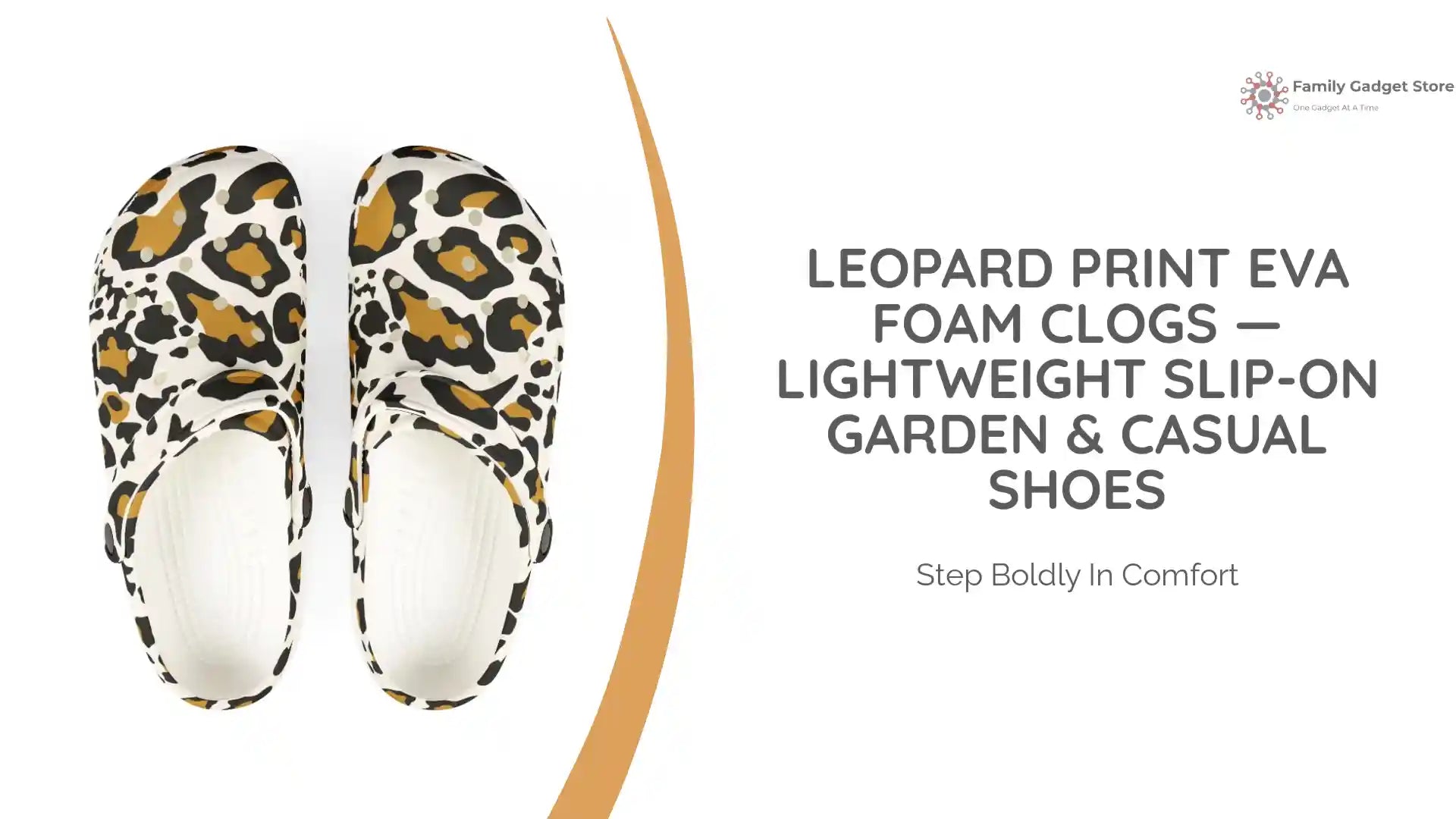 Leopard Print EVA Foam Clogs &mdash; Lightweight Slip-On Garden &amp; Casual Shoes by@Outfy