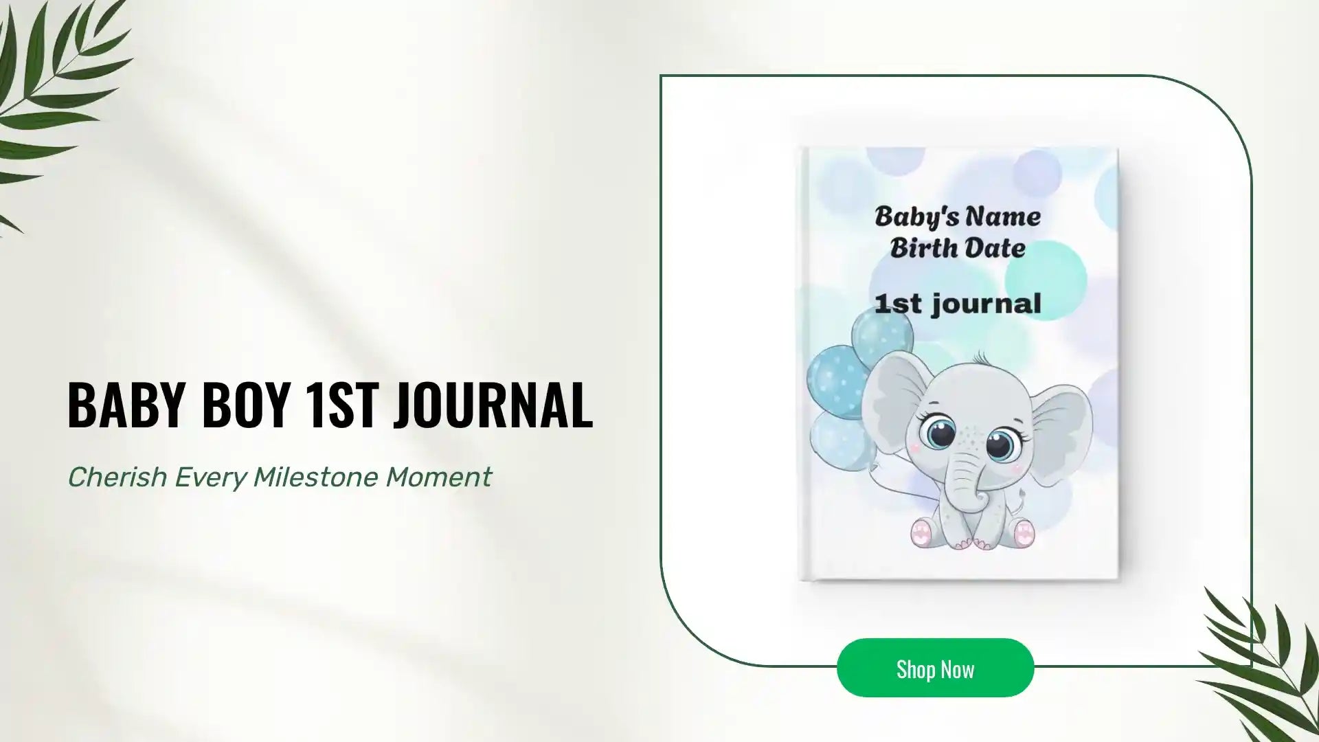 Baby Boy 1st Journal by@Outfy