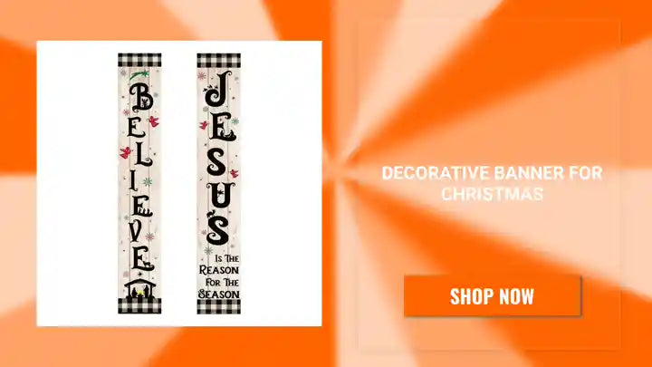 Decorative Banner for Christmas by@Outfy