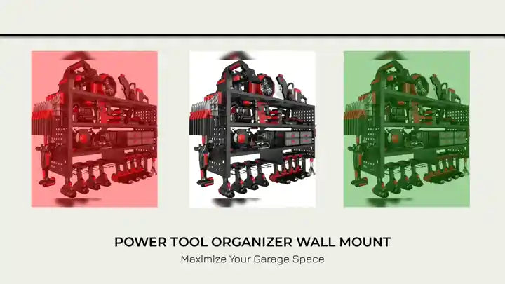 Power Tool Organizer Wall Mount by@Outfy