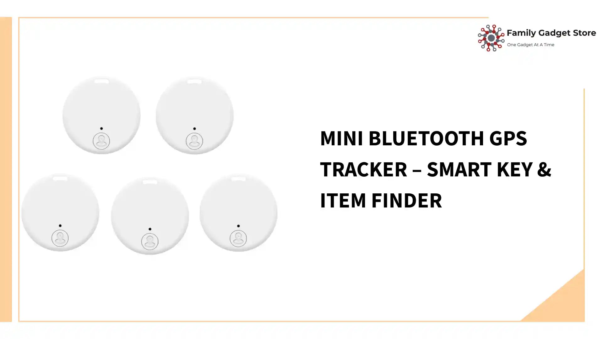 Mini Bluetooth GPS Tracker &ndash; Smart Key &amp; Item Finder by@Outfy