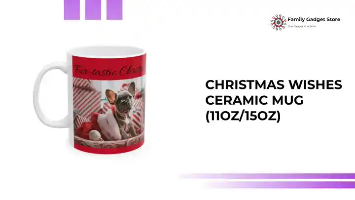 Christmas Wishes Ceramic Mug (11oz/15oz) by@Outfy