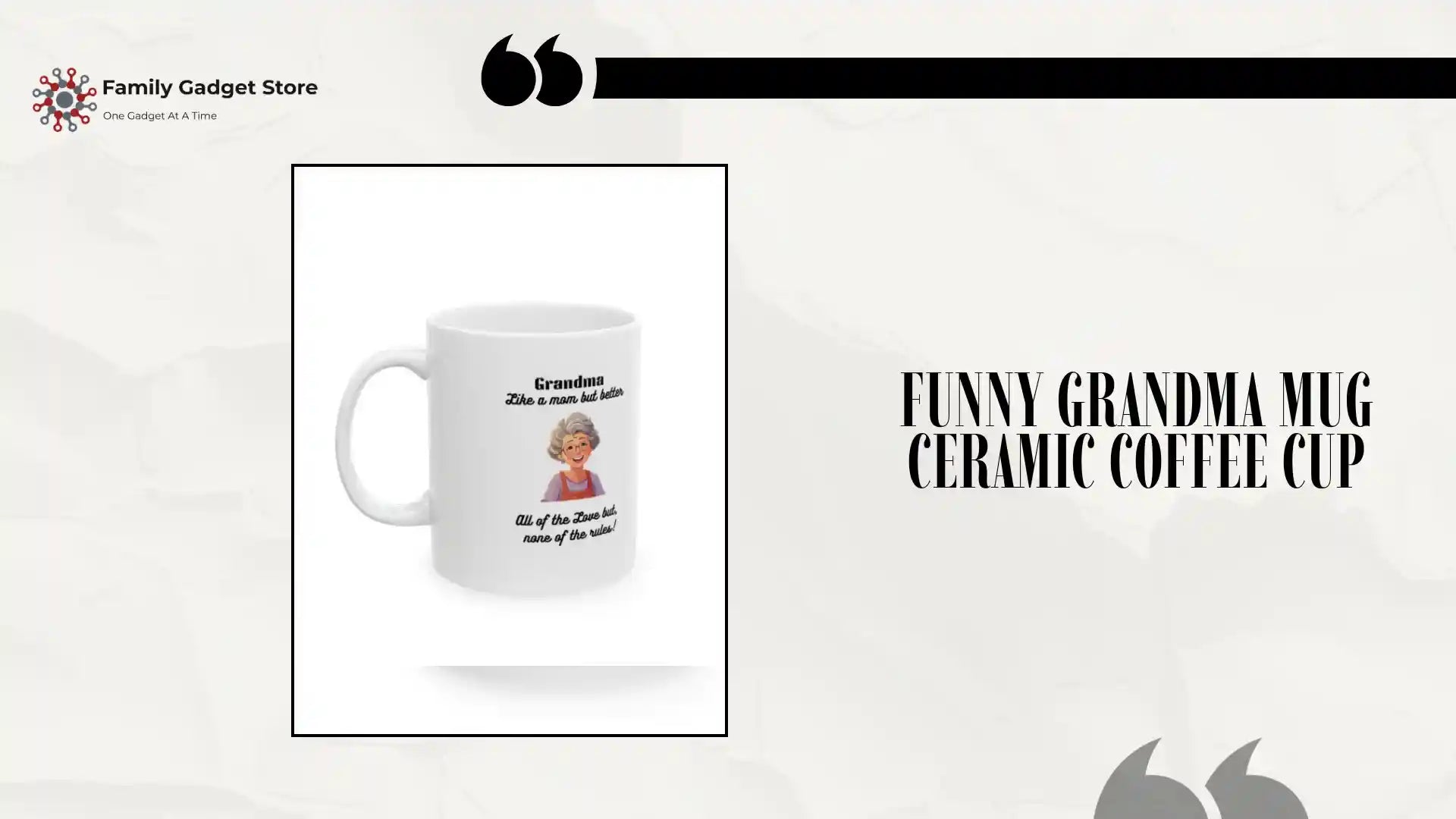 Funny Grandma Mug Ceramic Coffee Cup by@Outfy