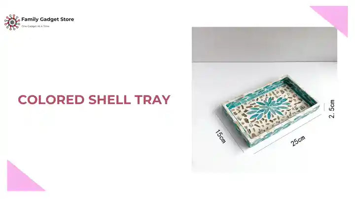 Colored Shell Tray by@Outfy