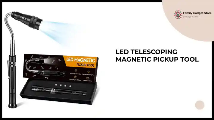 LED Telescoping Magnetic Pickup Tool by@Outfy