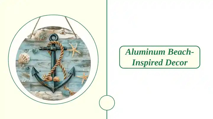 Aluminum Beach-Inspired Decor by@Outfy
