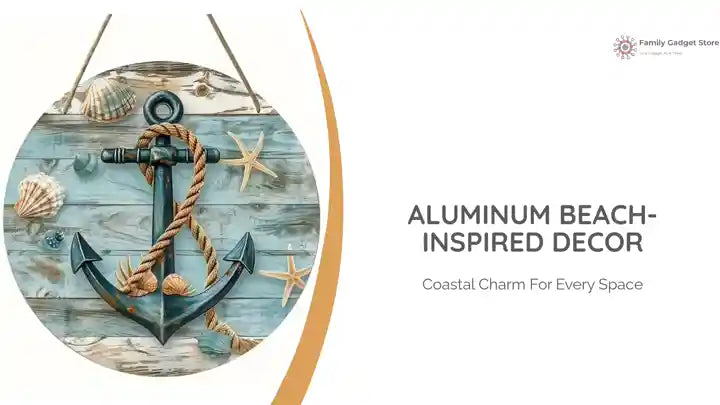 Aluminum Beach-Inspired Decor by@Outfy