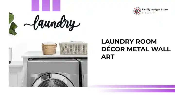 Laundry Room D&eacute;cor Metal Wall Art by@Outfy
