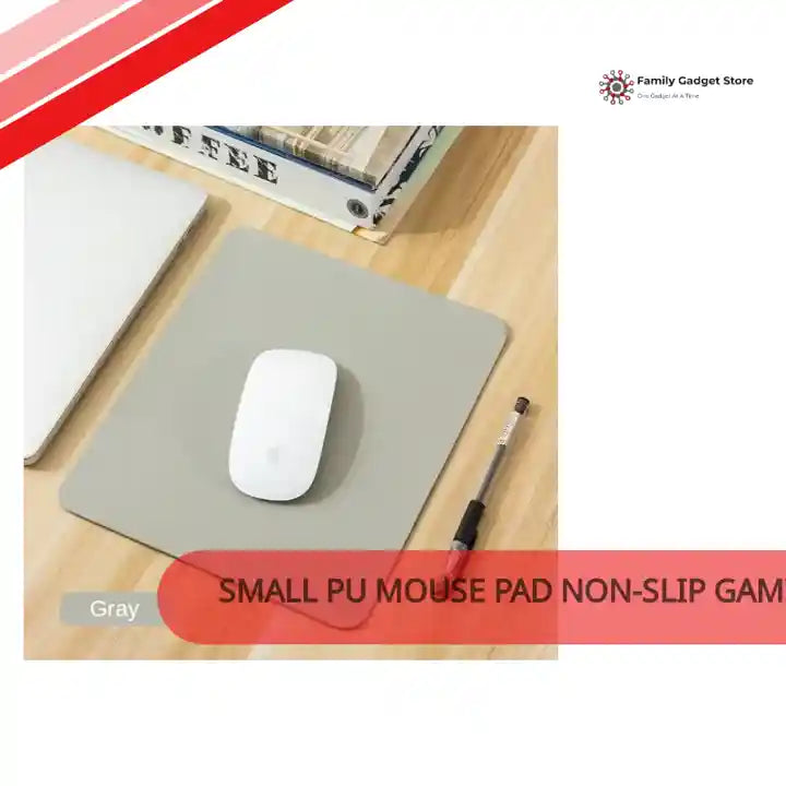 Small PU mouse pad Non-Slip Gaming Desktop Leather by@Outfy