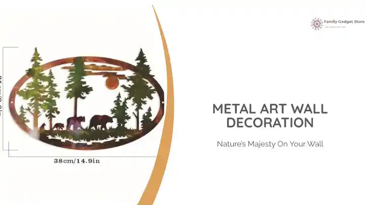 Metal Art Wall Decoration by@Outfy